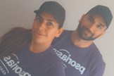 Nikki and husband - 2 half marathons in July